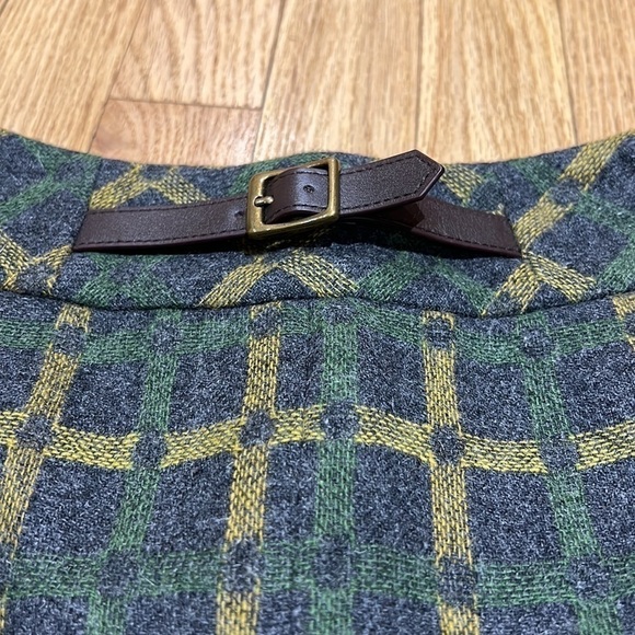 Ann Taylor Loft Wool Plaid A Line Skirt Size 2 Petite - Picture 2 of 5